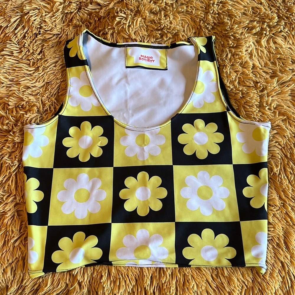 Magic society flower crop tank